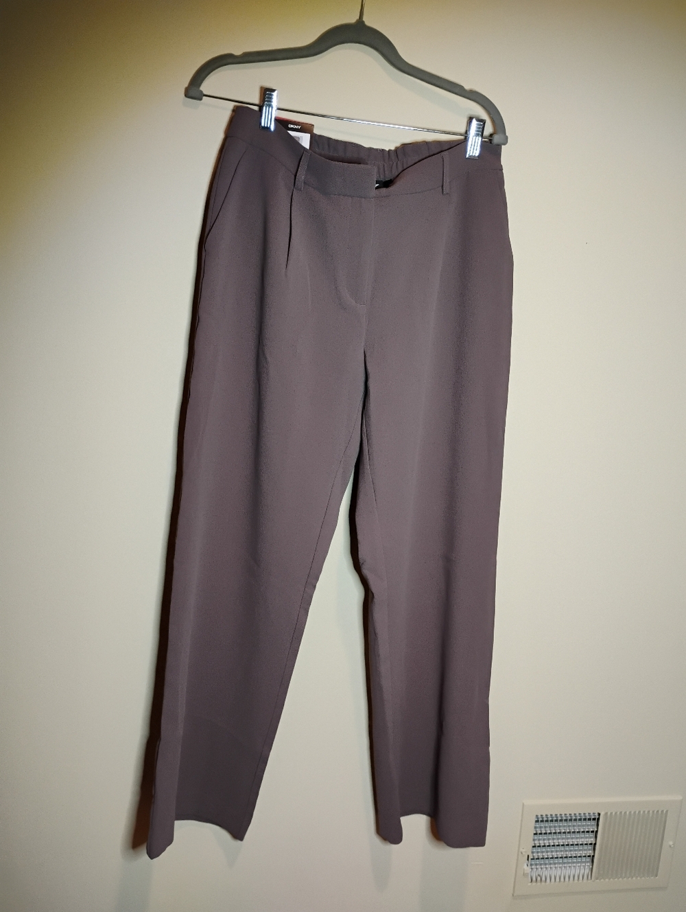 DKNY Wide Leg High Waist Dress Pants Light Brown Size 8